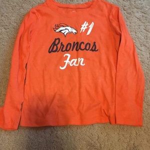Toddler girls Denver broncos shirt